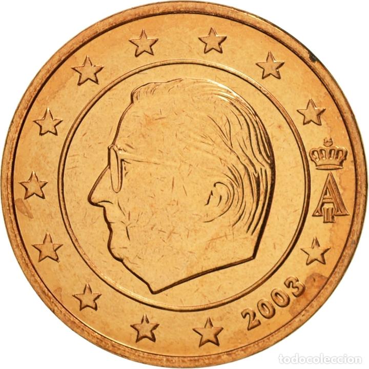 Moedas antigas da Europa: [#462839] B&eacute;lgica, Euro Cent, 2003, FDC, Cobre chapado en acero, KM:224