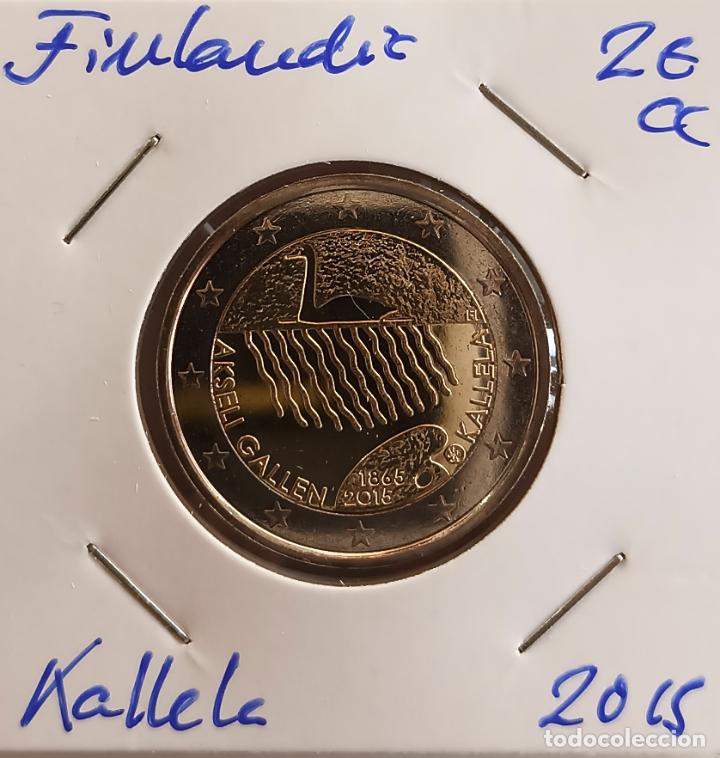 Monedas antiguas de Europa: Moneda de 2&euro; cc, Finlandia 2015, Kallela, SC