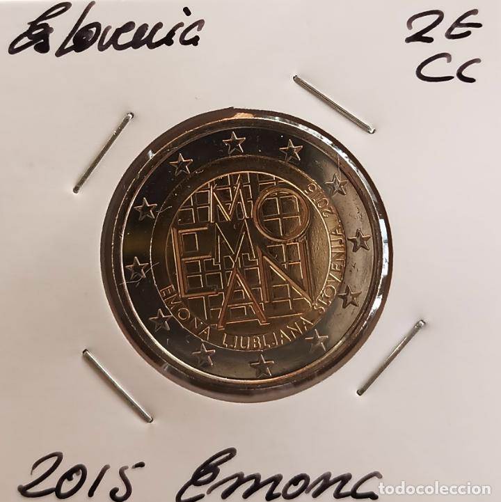 Monedas antiguas de Europa: Moneda de 2&euro; cc, Eslovenia 2015, Emona, SC