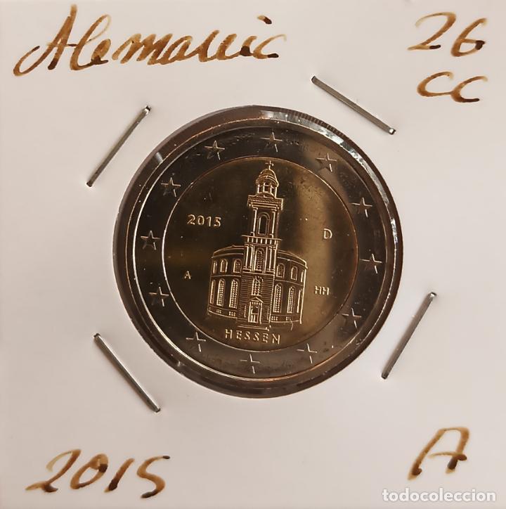 Monedas antiguas de Europa: Moneda de 2&euro; cc, Alemania 2015, Hesse, SC