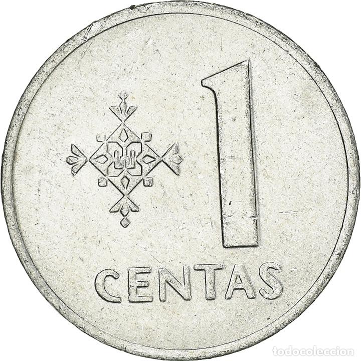 Monedas antiguas de Europa: [#932075] Moneda, Lituania, Centas, 1991 - Foto 2