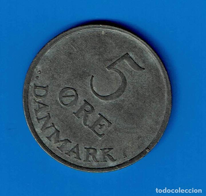 Monedas antiguas de Europa: DINAMARCA 5 ORE 1959 - Foto 1