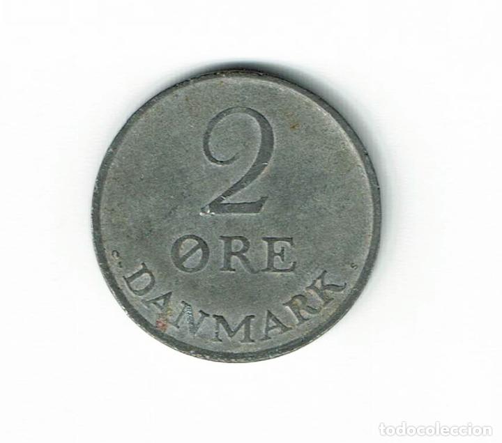 Monedas antiguas de Europa: DINAMARCA 2 ORE 1967 - Foto 2