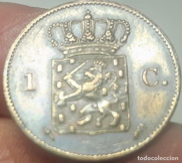 Monedas antiguas de Europa: HOLANDA 1 CENTIMO 1870 (ESCASA ) - Foto 2
