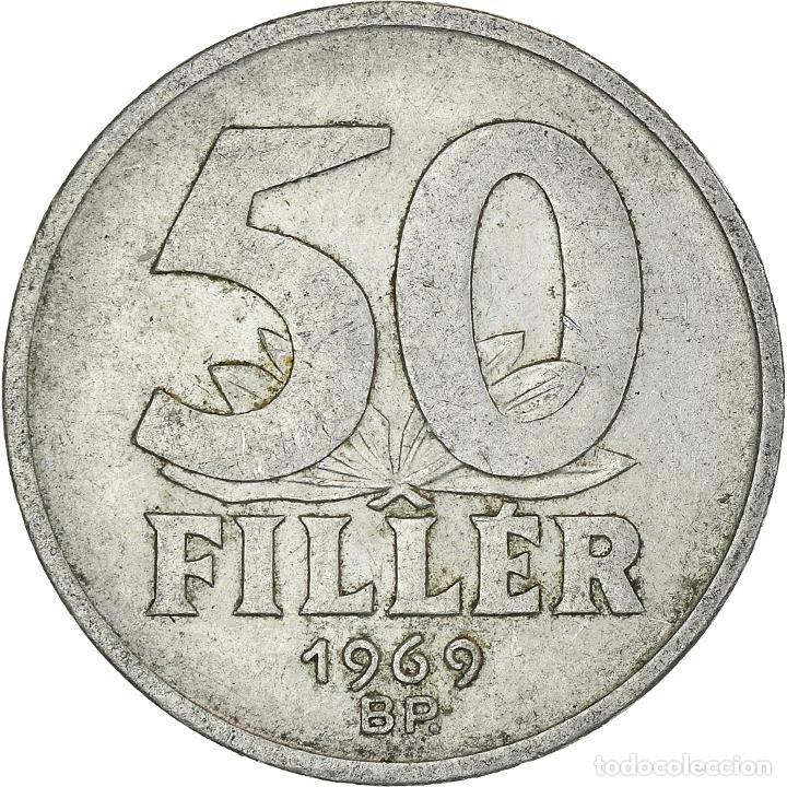 Monedas antiguas de Europa: [#932265] Moneda, Hungr&iacute;a, 50 Fill&eacute;r, 1969 - Foto 2