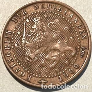 Monedas antiguas de Europa: moneda holanda 1 cent 1900 cobre - Foto 1