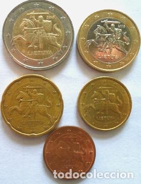 Monedas antiguas de Europa: moneda euros de lituania - Foto 1