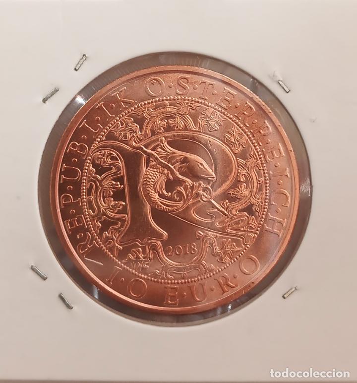 Monedas antiguas de Europa: Moneda de 10&euro; Austria 2018, S. Rafael. - Foto 2