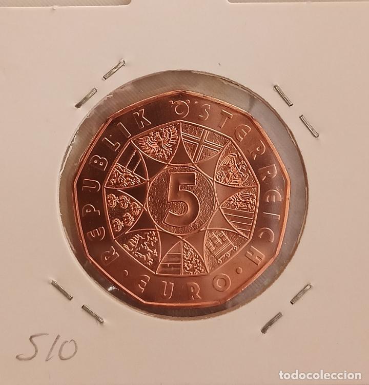 Monedas antiguas de Europa: Moneda de 5&euro; Austria 2016, Liebre. - Foto 2