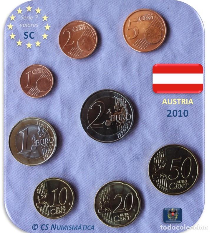 Monedas antiguas de Europa: Serie Austria 2010 SC - Foto 2