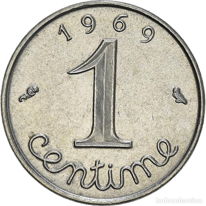Monedas antiguas de Europa: [#936862] Moneda, Francia, Centime, 1969 - Foto 2