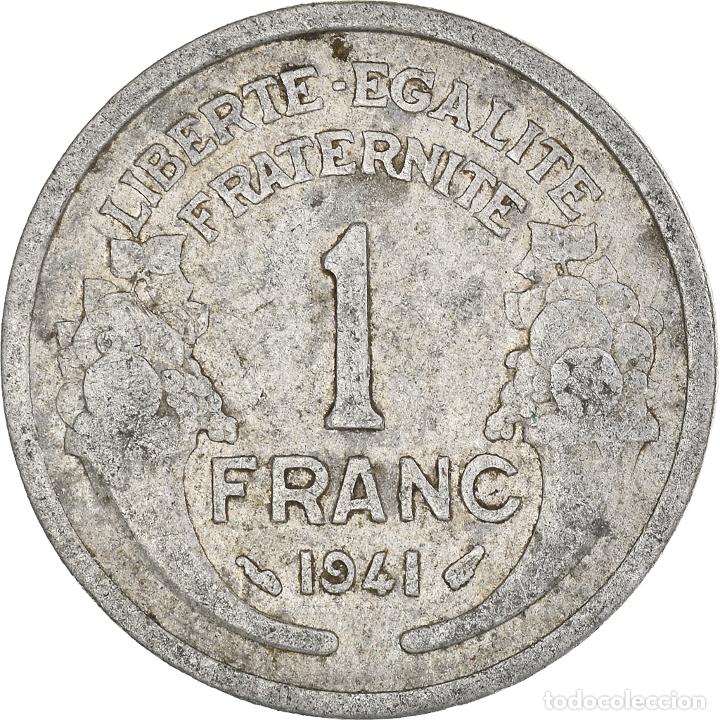 Monedas antiguas de Europa: [#937543] Moneda, Francia, Franc, 1941 - Foto 2