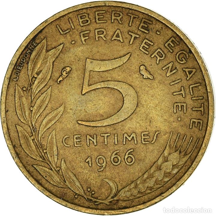 Monedas antiguas de Europa: [#938064] Moneda, Francia, 5 Centimes, 1966 - Foto 2