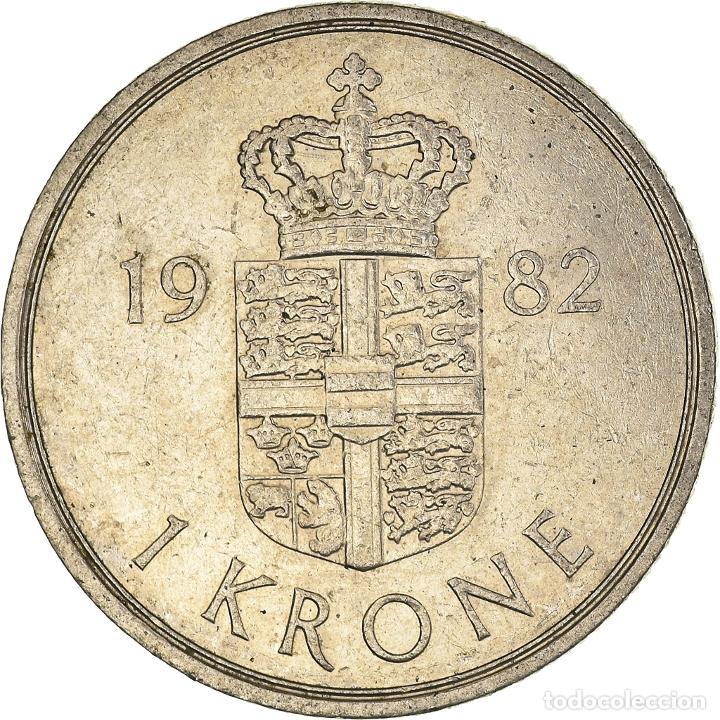Monedas antiguas de Europa: [#938272] Moneda, Dinamarca, Krone, 1982 - Foto 2