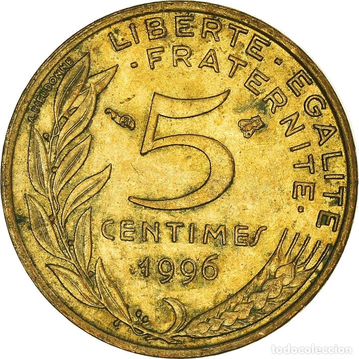 Monedas antiguas de Europa: [#964151] Moneda, Francia, 5 Centimes, 1996 - Foto 2