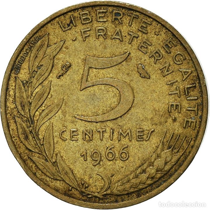 Monedas antiguas de Europa: [#936733] Moneda, Francia, 5 Centimes, 1966 - Foto 2