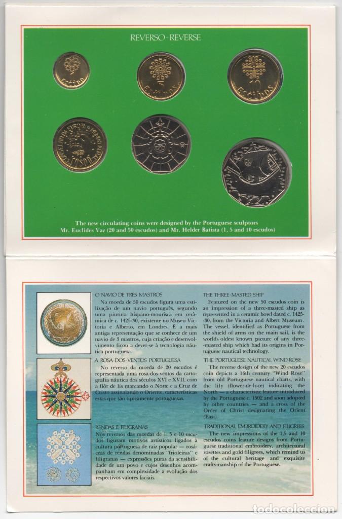 Monedas antiguas de Europa: CARPETA PORTUGAL 1987 AÑO COMPLETO * COLECCION 6 MONEDAS BRILLANTES SIN CIRCULAR - Foto 3 - 320710033