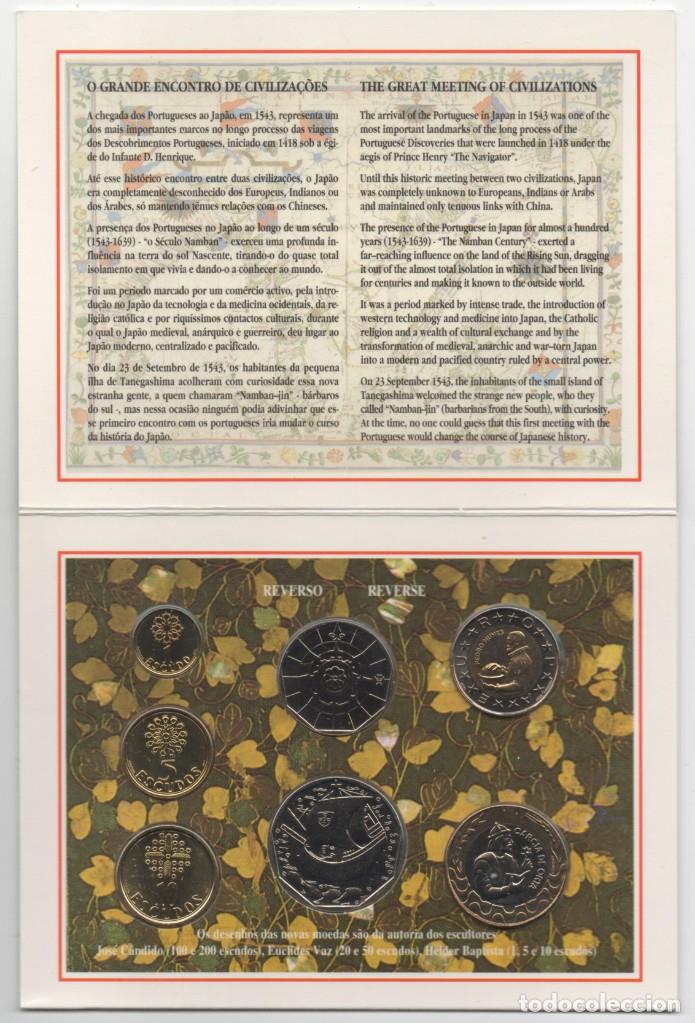 Monedas antiguas de Europa: CARPETA PORTUGAL 1993 AÑO COMPLETO * COLECCION 7 MONEDAS BRILLANTES SIN CIRCULAR - Foto 3 - 320710728