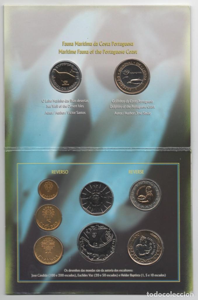 Monedas antiguas de Europa: CARPETA PORTUGAL 1997 AÑO COMPLETO * COLECCION 9 MONEDAS BRILLANTES SIN CIRCULAR - Foto 3 - 320711318