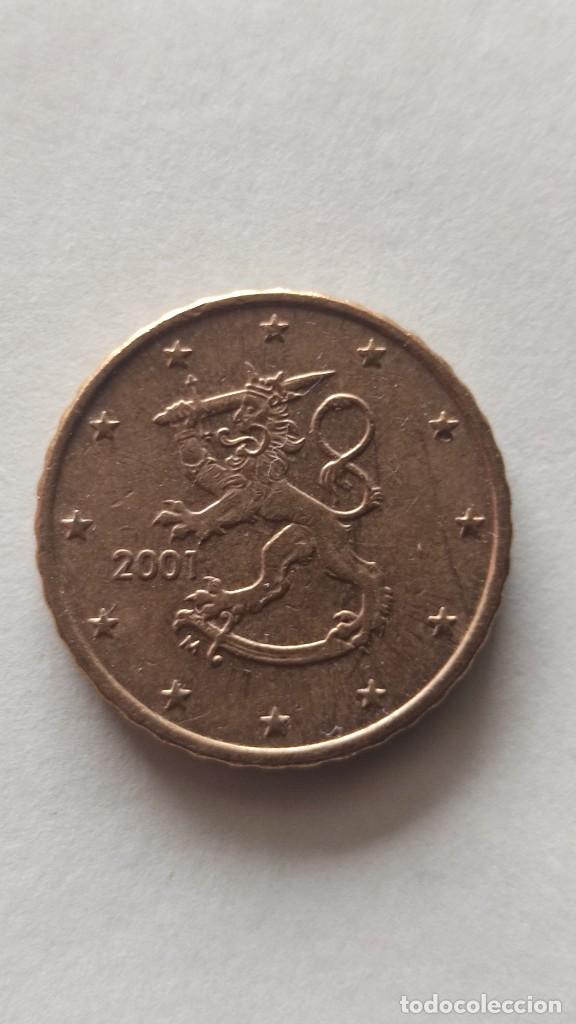 Monedas antiguas de Europa: Finlandia-10 centimos euro-2001-40.