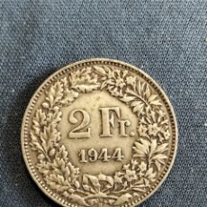 Monedas antiguas de Europa: MONEDA DE PLATA DE FRANCO SUIZA 1944
