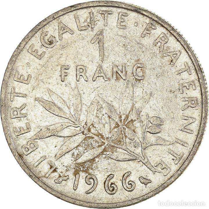 Monedas antiguas de Europa: [#937504] Moneda, Francia, Franc, 1966 - Foto 2