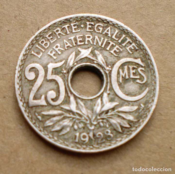 Monedas antiguas de Europa: FRANCIA - 25 CENTIMES 1928 - Foto 1