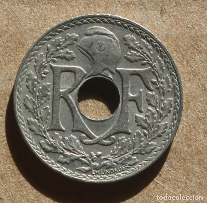 Monedas antiguas de Europa: FRANCIA - 5 CENTIMES 1919 mbc+ - Foto 2
