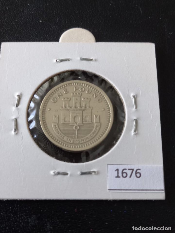 Monedas antiguas de Europa: Gibraltar 1 libra 1988 - Foto 2