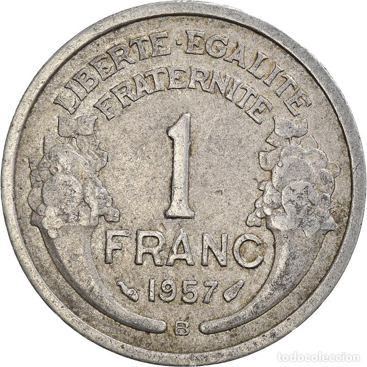 Monedas antiguas de Europa: [#920342] Moneda, Francia, Franc, 1957 - Foto 2