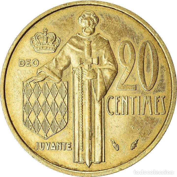 Monedas antiguas de Europa: [#922766] Moneda, M&oacute;naco, 20 Centimes, 1978 - Foto 2
