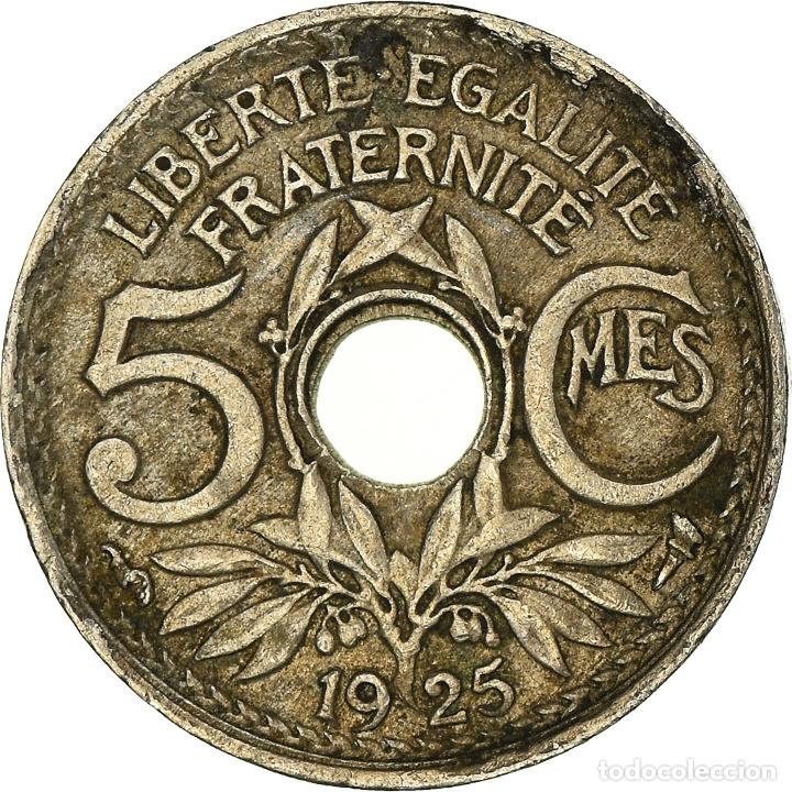 Monedas antiguas de Europa: [#966036] Moneda, Francia, 5 Centimes, 1925 - Foto 2
