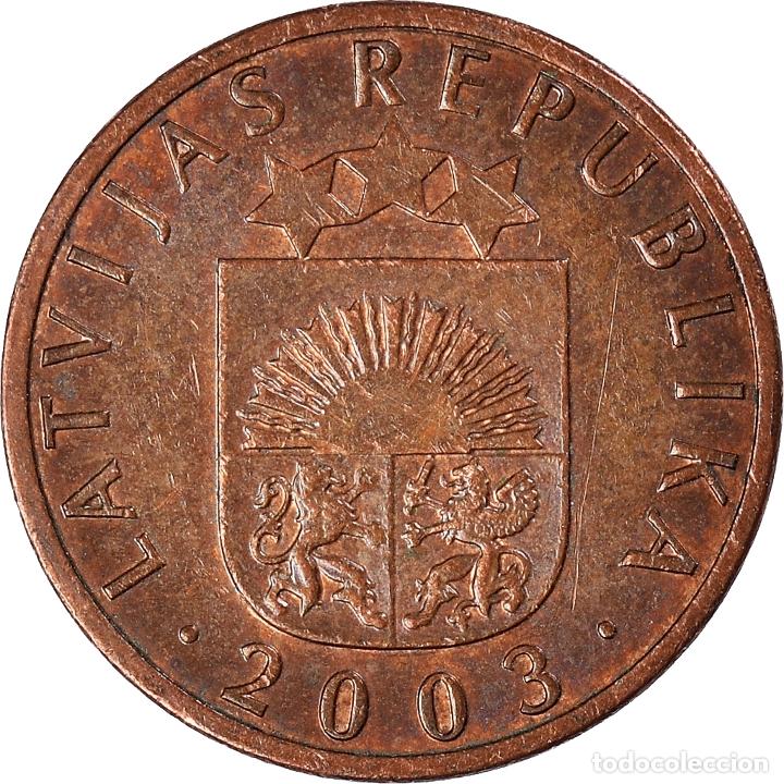 Monedas antiguas de Europa: [#924374] Moneda, Letonia, Santims, 2003 - Foto 1