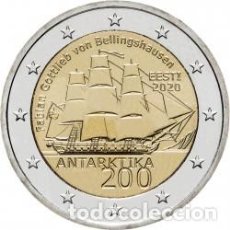 Monedas antiguas de Europa: ESTONIA 2020. 2 EUROS. 200º ANIVERSARIO - DESCUBRIMIENTO DE LA ANTÁRTIDA (SC). Lote 387969259
