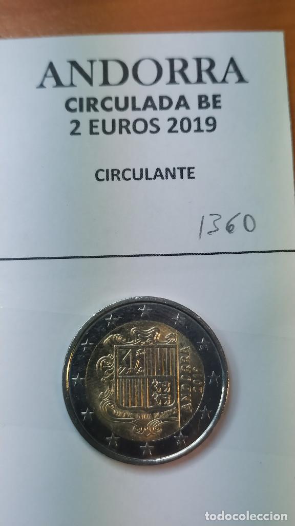 Moedas antigas da Europa: 10-01360-ANDORRA -2 &euro;- 2019