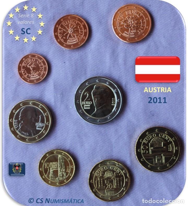Monedas antiguas de Europa: Serie Austria 2011 SC - Foto 1