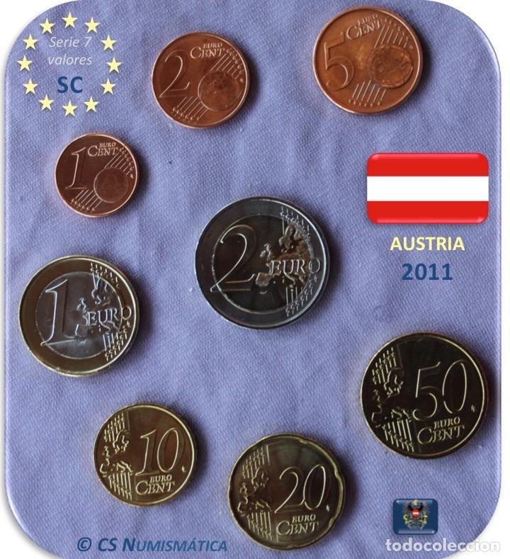 Monedas antiguas de Europa: Serie Austria 2011 SC - Foto 2