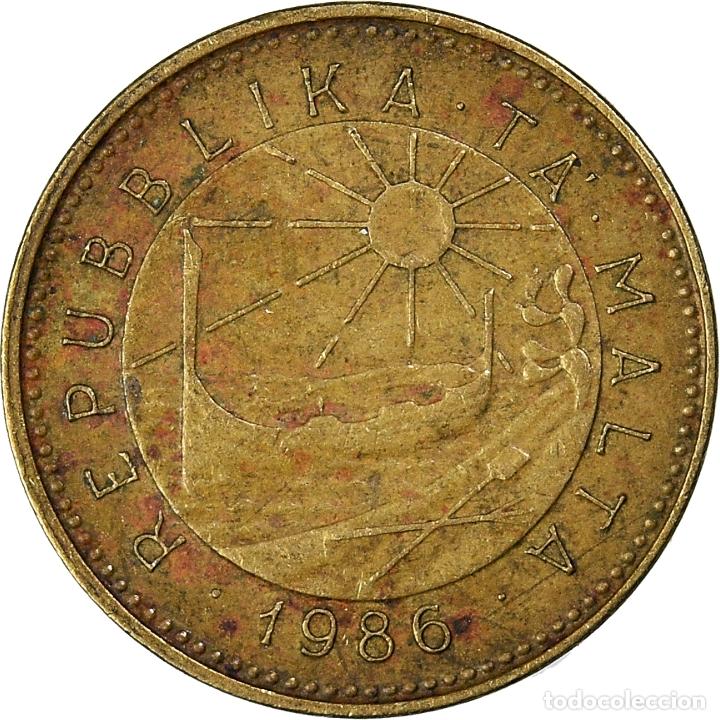 Monedas antiguas de Europa: [#933558] Moneda, Malta, Cent, 1986 - Foto 2