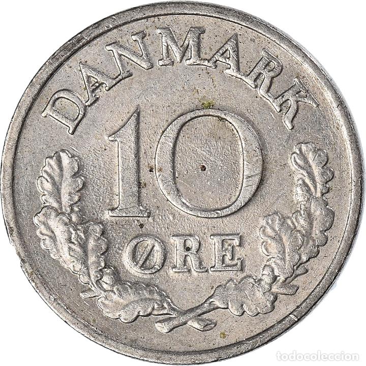 Monedas antiguas de Europa: [#923603] Moneda, Dinamarca, 10 &Ouml;re, 1964 - Foto 2