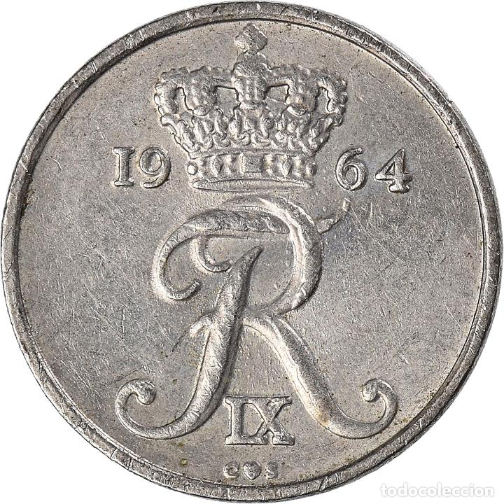 Monedas antiguas de Europa: [#923603] Moneda, Dinamarca, 10 &Ouml;re, 1964 - Foto 1