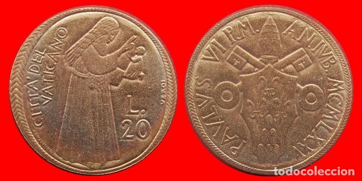 Monedas antiguas de Europa: 20 LIRAS 1975 SIN CIRCULAR VATICANO-3847SC - Foto 1