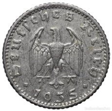 Monedas antiguas de Europa: 50 REICHSPFENNIG - 1935 - CECA «D» (MÚNICH) - KM# 87 - ALEMANIA NAZI (TERCER REICH). Lote 325745633