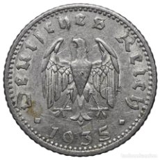 Monedas antiguas de Europa: 50 REICHSPFENNIG - 1935 - CECA «A» (BERLÍN) - KM# 87 - ALEMANIA NAZI (TERCER REICH). Lote 325745653