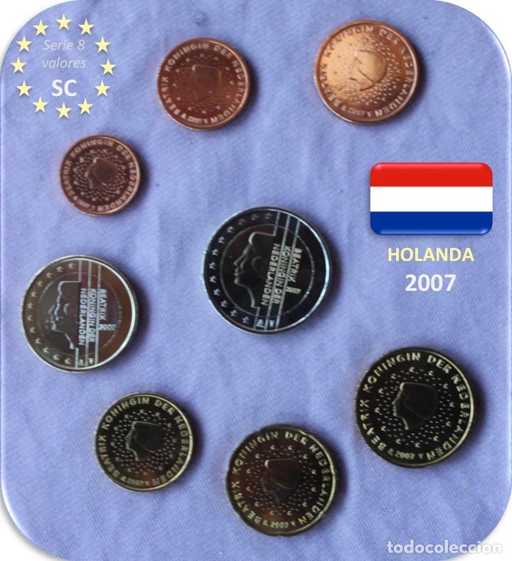 Monedas antiguas de Europa: Serie Holanda 2007 SC - Foto 1