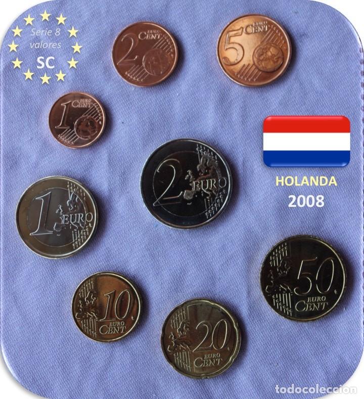 Monedas antiguas de Europa: Serie Holanda 2008 SC - Foto 2