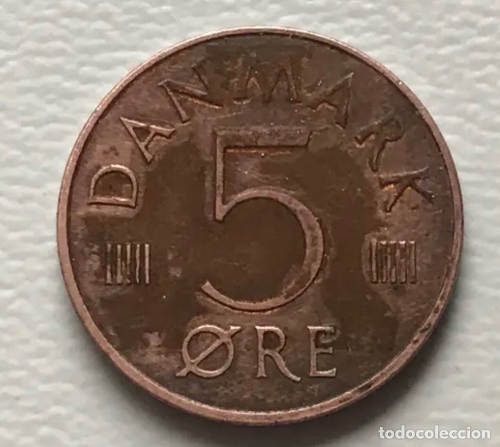 Monedas antiguas de Europa: MONEDA 5 Ore. DINAMARCA. A&Ntilde;O 1983 - Foto 2