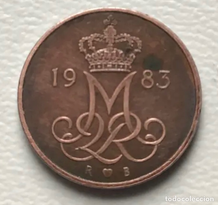 Monedas antiguas de Europa: MONEDA 5 Ore. DINAMARCA. A&Ntilde;O 1983 - Foto 1