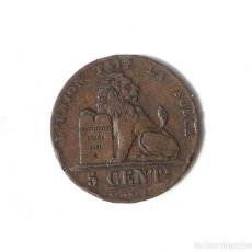 Monedas antiguas de Europa: BÉLGICA.- LEOPOLD I, 5 CENTIMES, 1851.. Lote 327928608