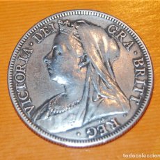 Monedas antiguas de Europa: HALF CROWN, 1/2 CORONA GRAN BRETEÑA 1897. Lote 328102048