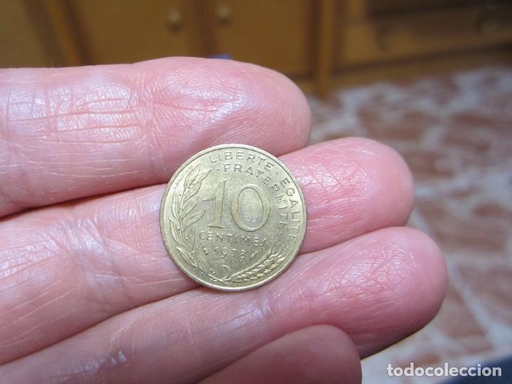 Monedas antiguas de Europa: MONEDA DE FRANCIA DE 10 C&Eacute;NTIMOS DE 1978 - Foto 2